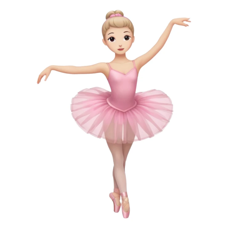 ballerina full body pink sticker