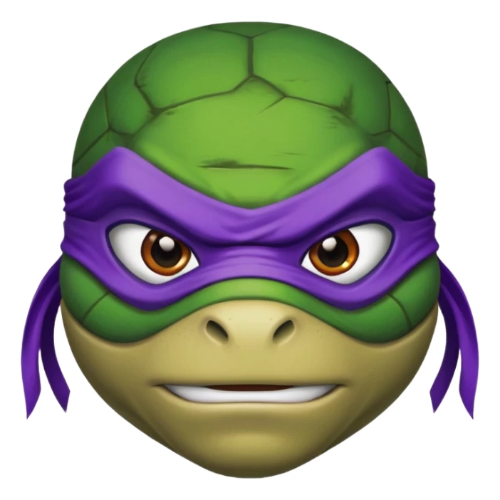 generate the face of a ninja turtle sticker