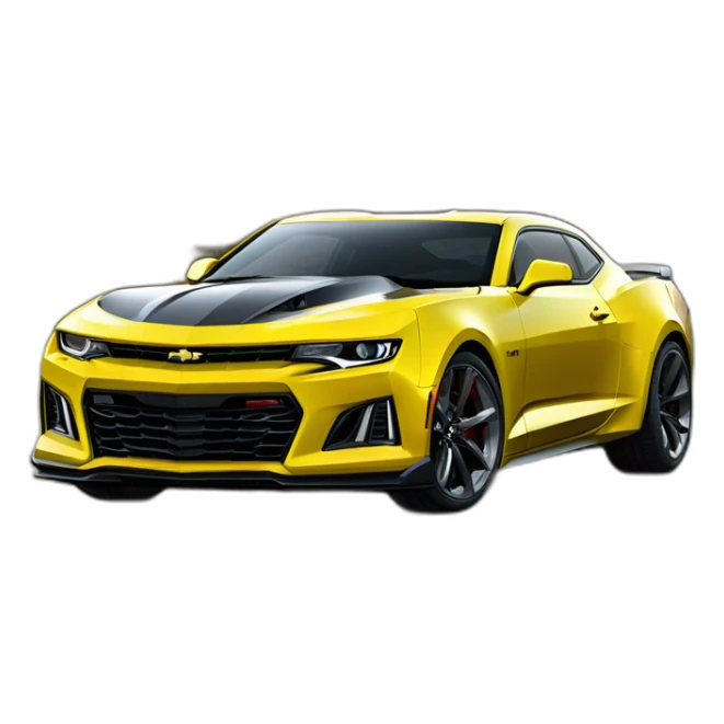 Chevrolet Camaro ZL1 Yellow sticker