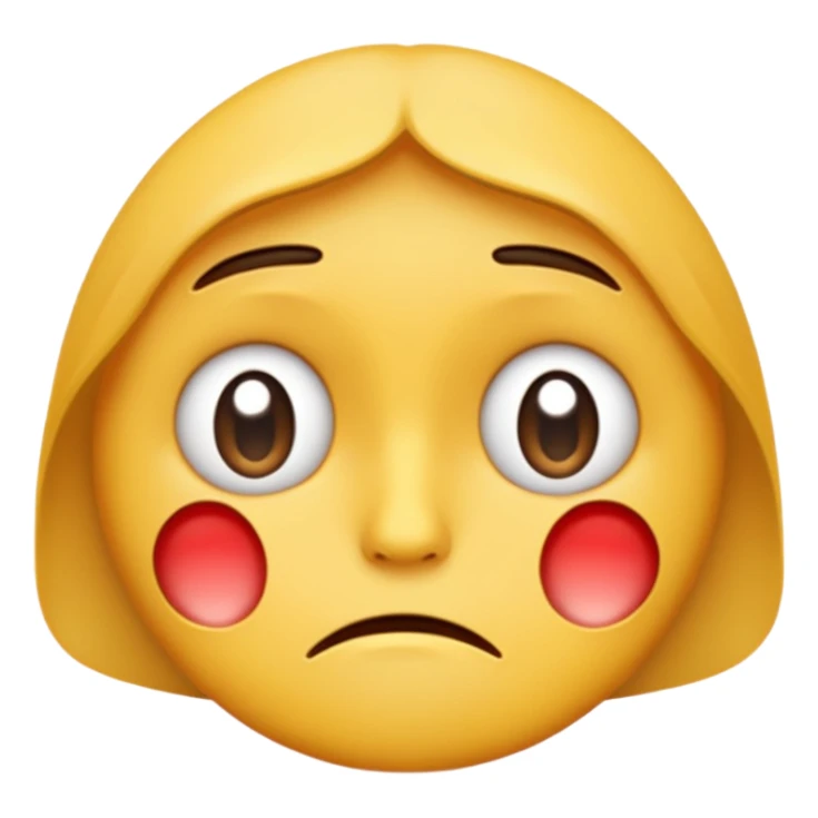 Regular emoji but he’s DEVASTATED. Make it the saddest emoji ever. sticker