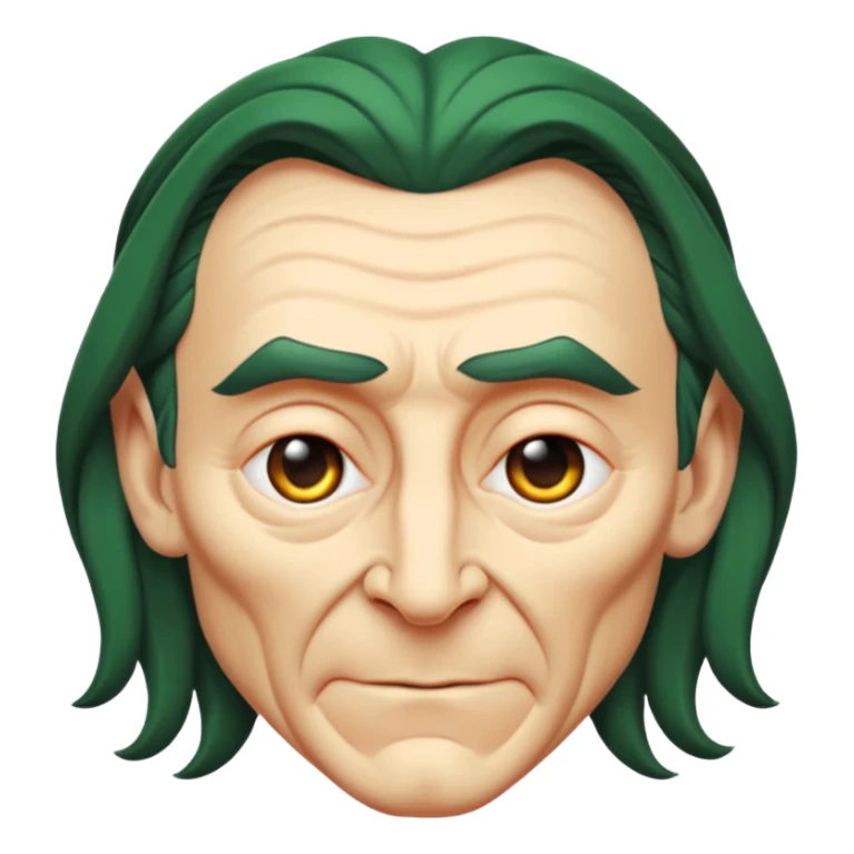 Loki marvel movies character face only older sticker