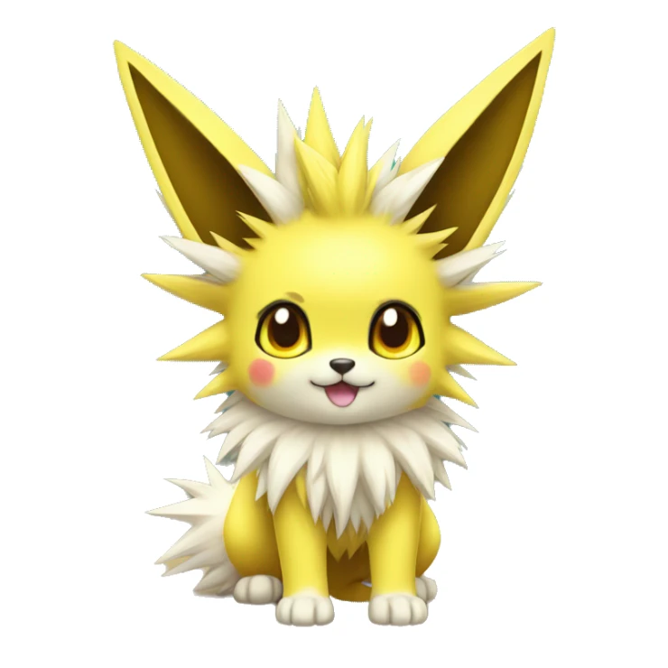 Kawaii Cool Jolteon full body sticker