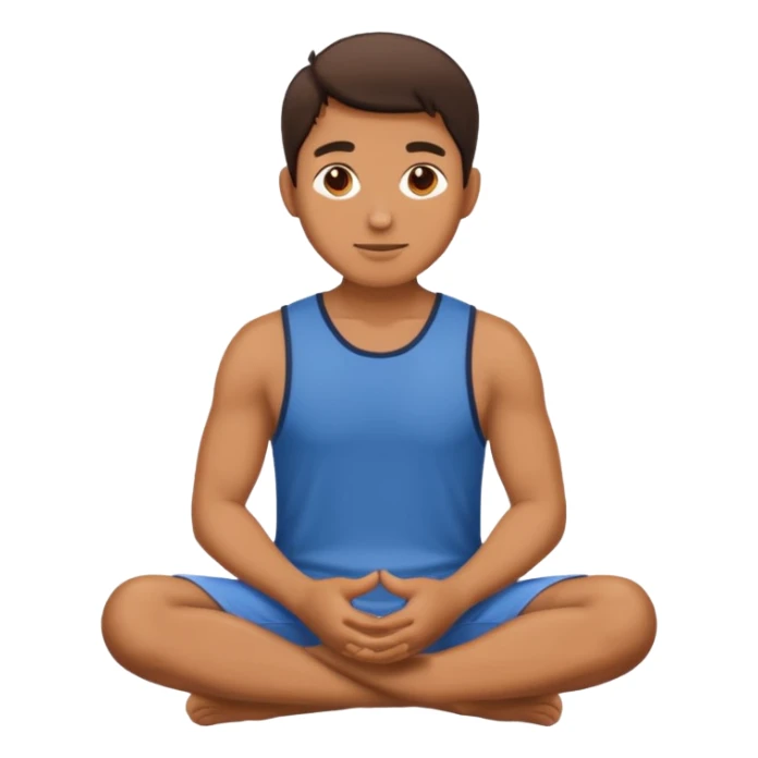 Homem sentando sticker