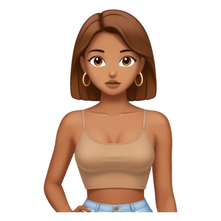 Brown aesthetic with a bit of brown Y2K sticker