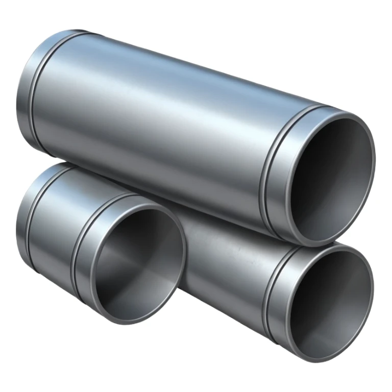 Clean metal beam, smooth steel surface, no rust, no scratches, industrial support beam, realistic, neutral color, high-quality render sticker