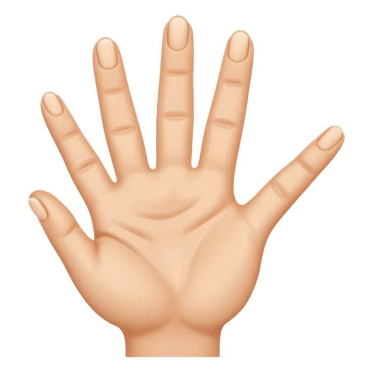 playful tickle represented as a hand with wiggling fingers and motion lines, cheerful and fun sticker