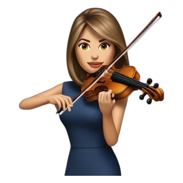 Melania trump play violin sticker