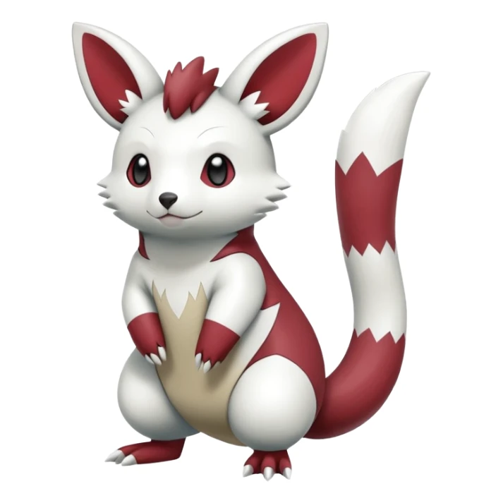 Shiny Furret-Minccino-Oshawott-Zangoose-Hybrid (Full body) sticker