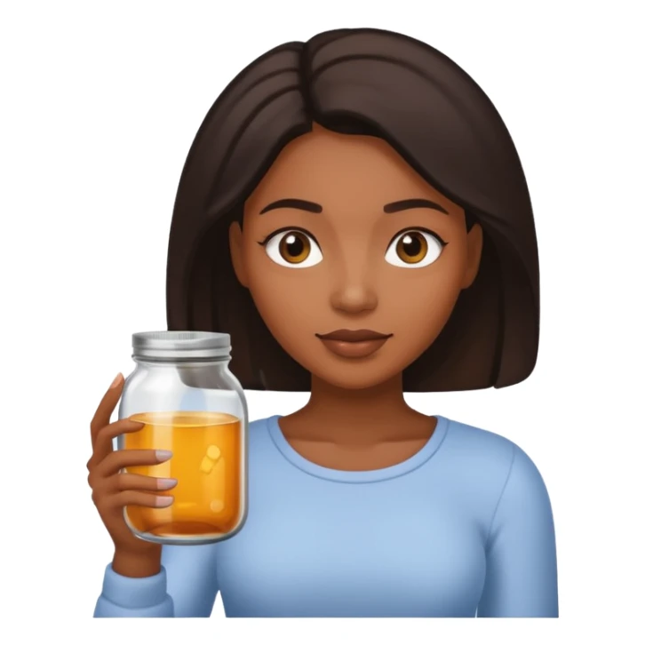  black womanPeople Holding Jar sticker
