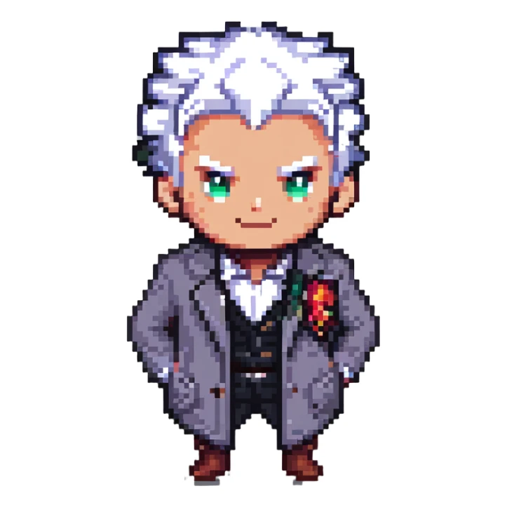 Professor Oak from Pokemon sticker