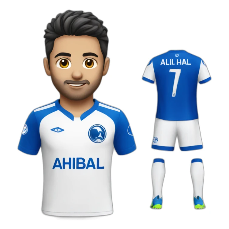 Alhilal fc home kit sticker