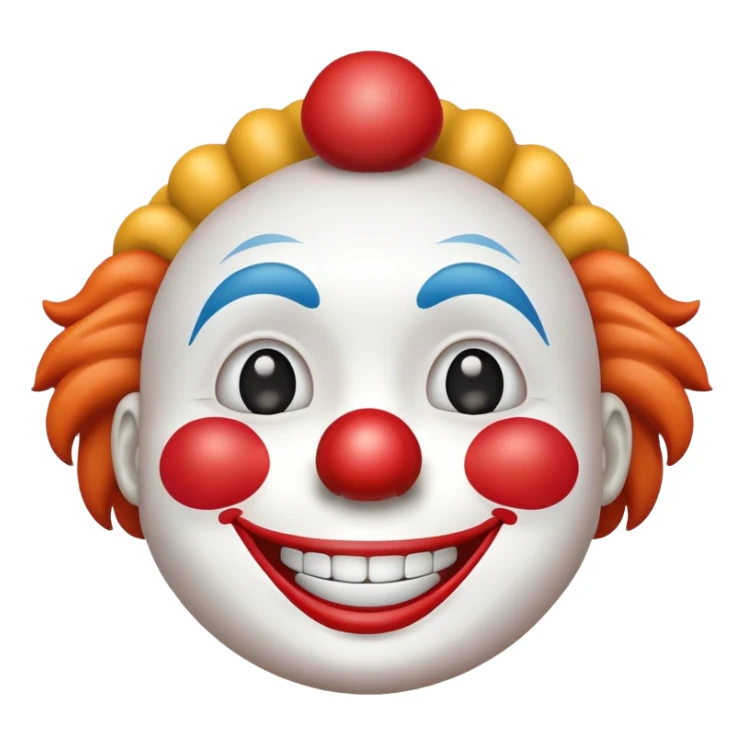 Clown emoji ios sticker