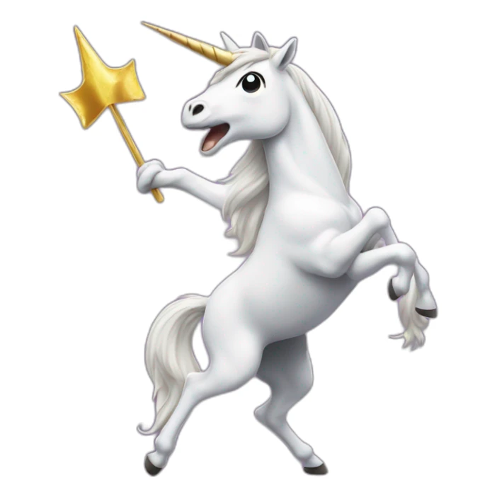 Licorne qui fait un dab sticker
