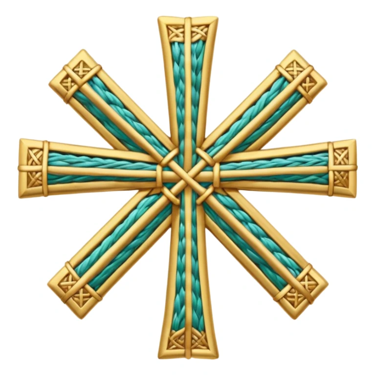 St. Brigid's cross or St. Brigit's cross sticker