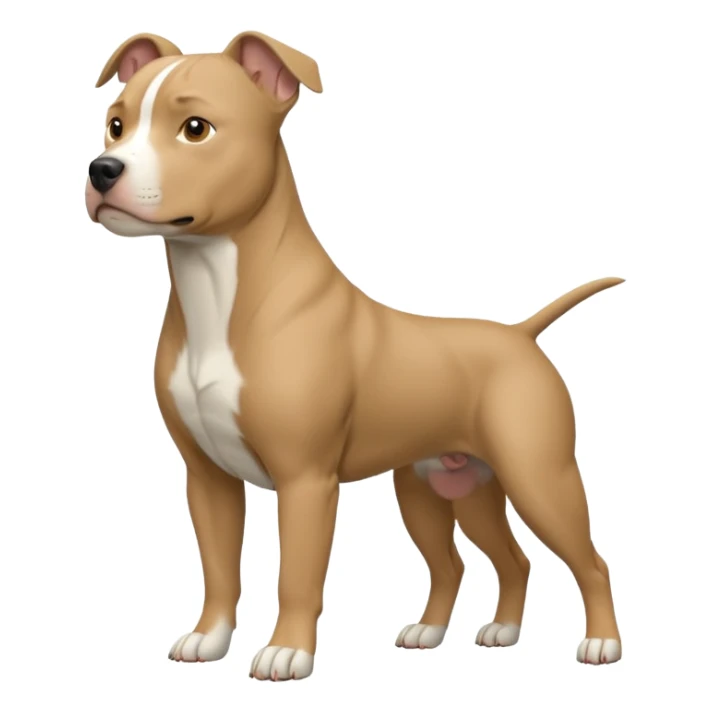 Pitbull blue fawn sticker