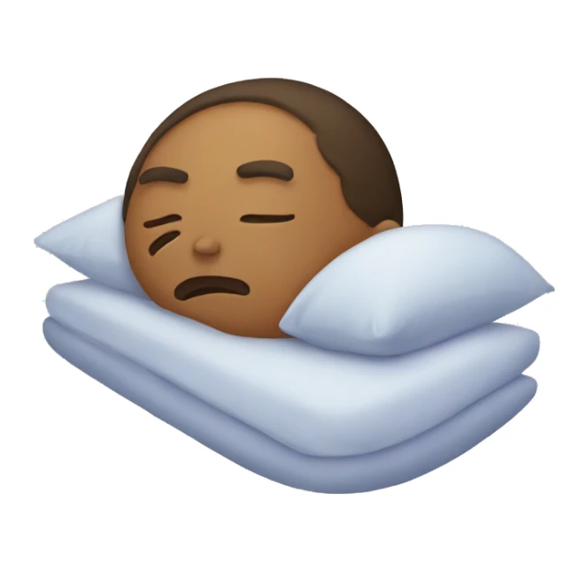 Sleeping sticker