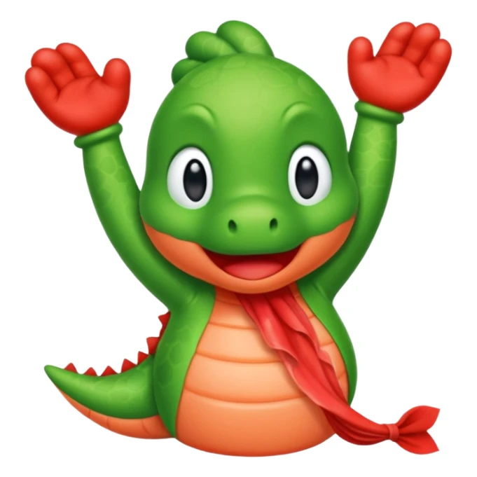 Yoshi was too cold and Scampi was too hot! sticker