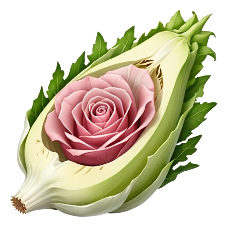 tranche de jambon enroulé autour d'une endive sticker