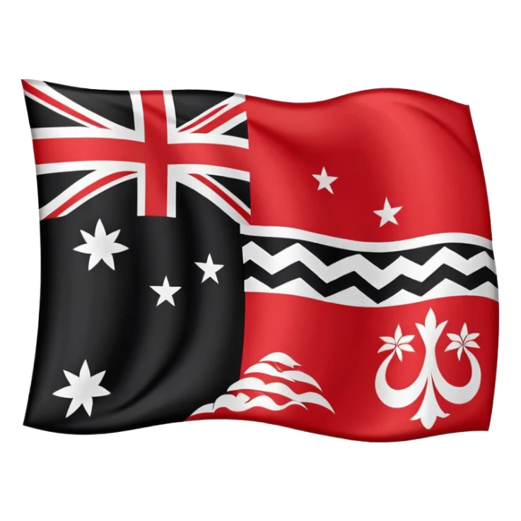 Māori New Zealand flag sticker