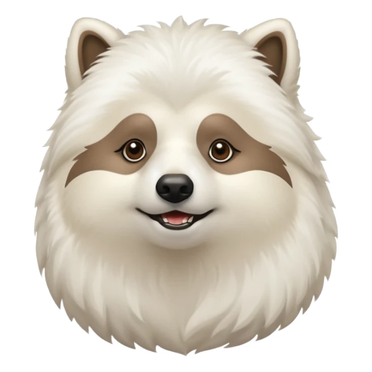 A un samoyedo con una mezcla de un perezoso?  sticker
