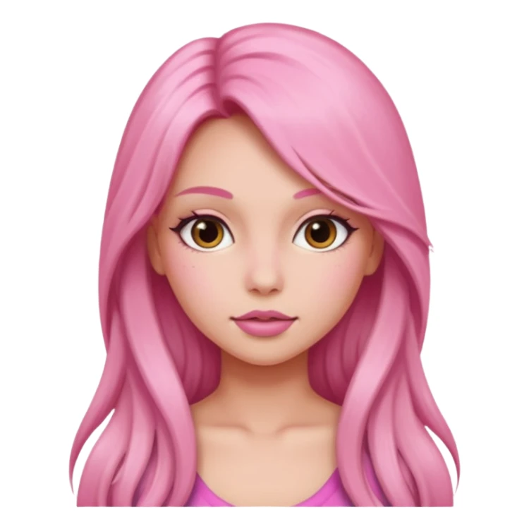 Pink pretty girl sexy sticker