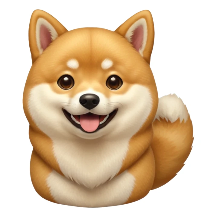 Funny dog like DOGE (cryptomoney) - Looks surprised sticker