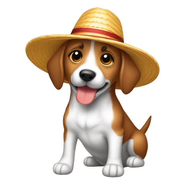 Perro salchicha con sombrero de marino sticker