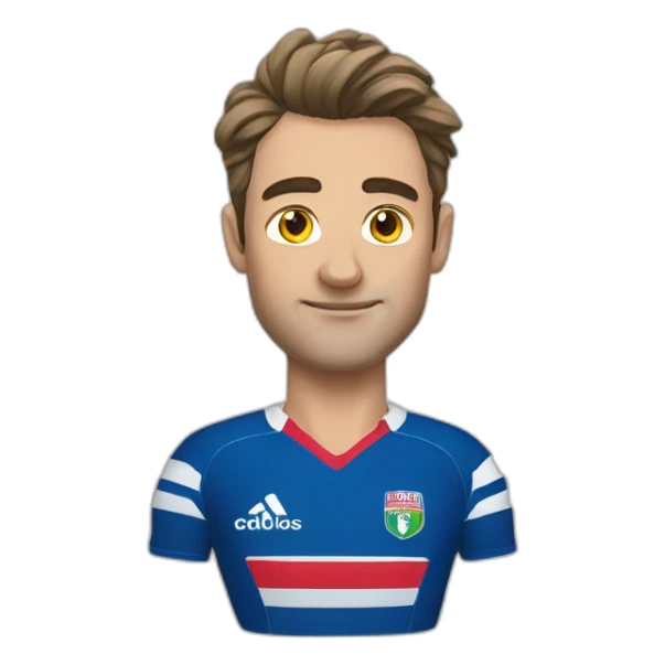 Antoine Dupont rugbyman sticker