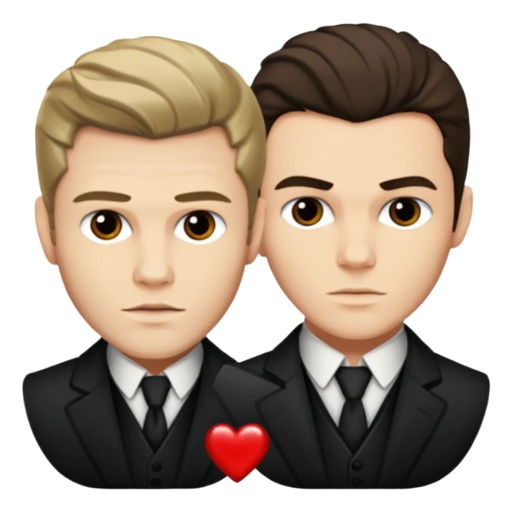 Klaus and elaijah mikaelson  sticker