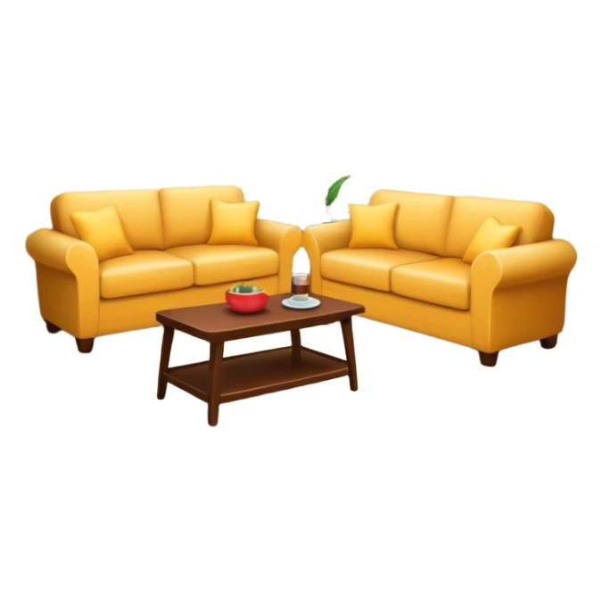 emoji of home decor sticker