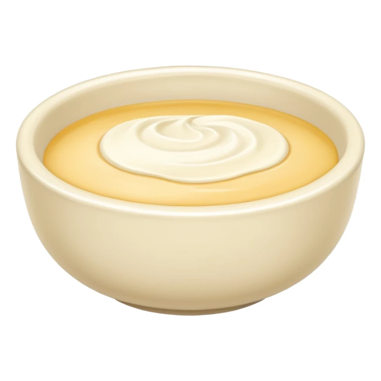 Cream without plate sticker