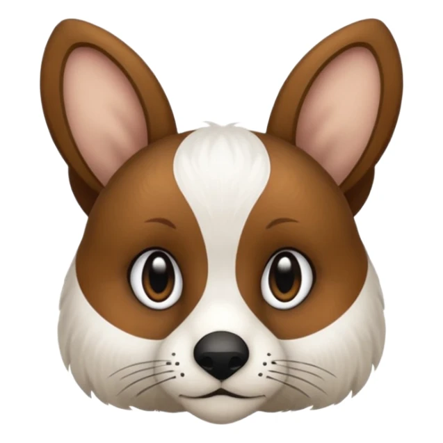 Un chien de chasse, elagneul breton assis  sticker