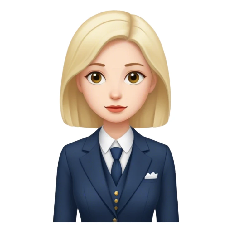 An English Woman in three Piece suit sticker