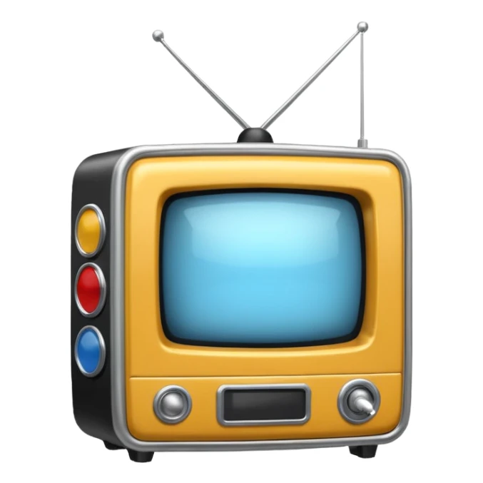 television in the ring movie sticker