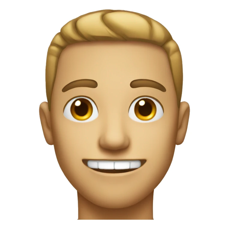 face with bags under the eyes smile sticker