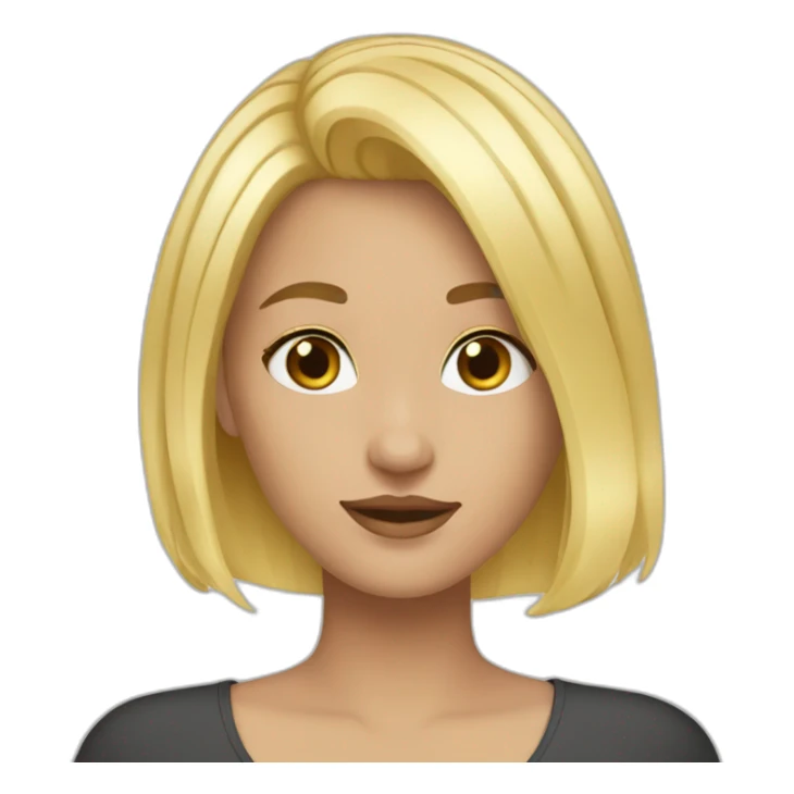 blondegirlblueeyesbobhairste sticker