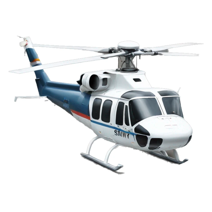 photorealistic us helicopter 1980s sticker