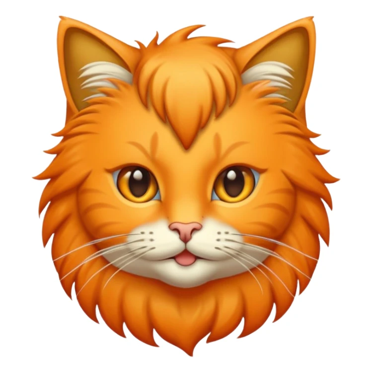 Gatto arancione che balla  sticker