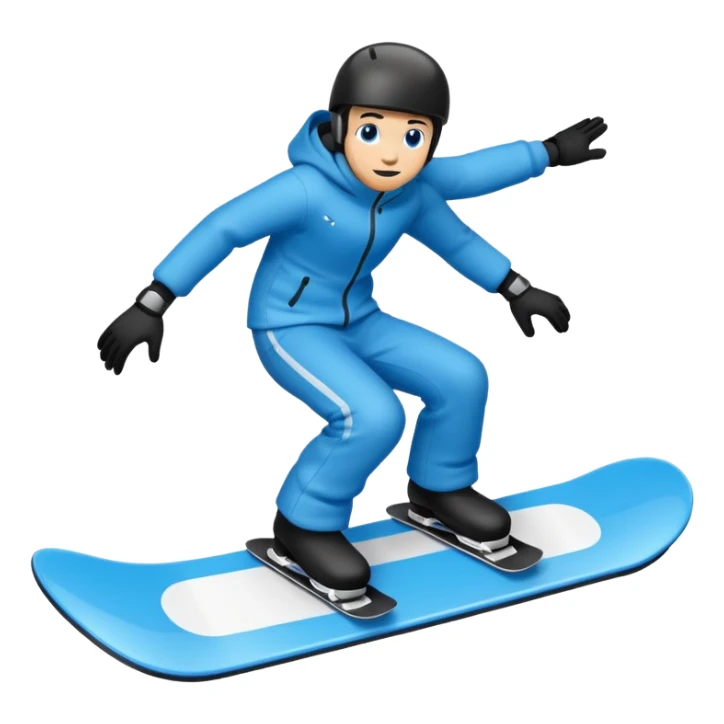 Snowboard black And bleu  not personne  sticker