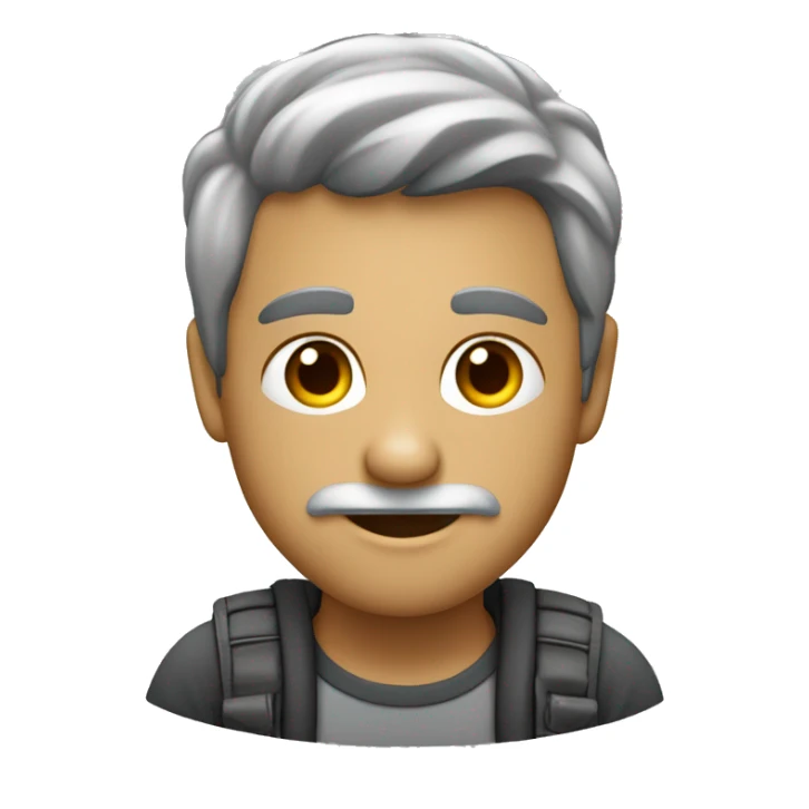 Icone de Idoso em escala de cinza sticker