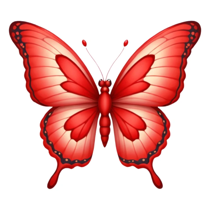 The text « Ingénieuses » with a red butterfly beside it so it looks like a word with an emoji  sticker