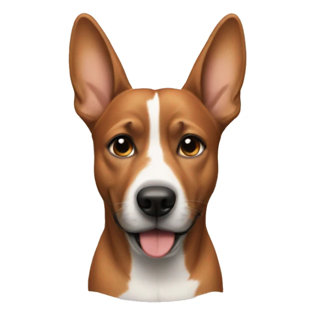 emoji doing peace sign with dog ears sticker