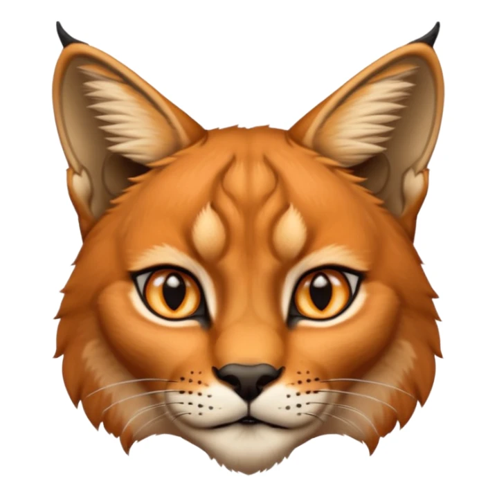 un Lynx Caracal Réaliste sticker