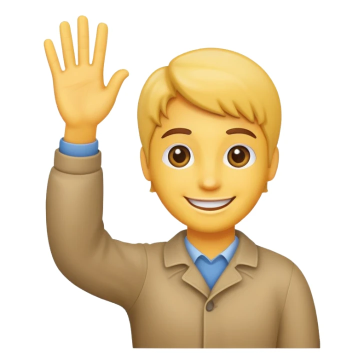 Saying hi but don’t wanna really say hi  sticker