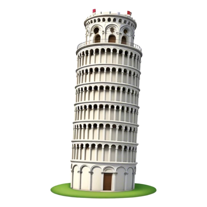 Leaning tower of Pisa emoji  sticker