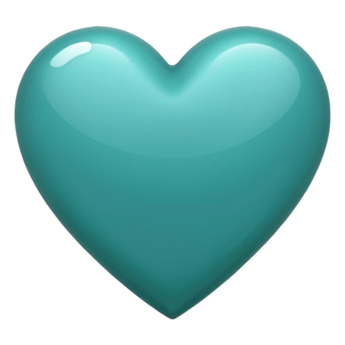 I need a teal Heart emoji  sticker