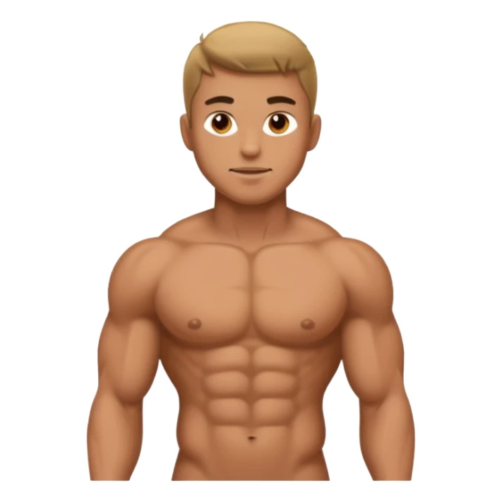 Naked male sticker