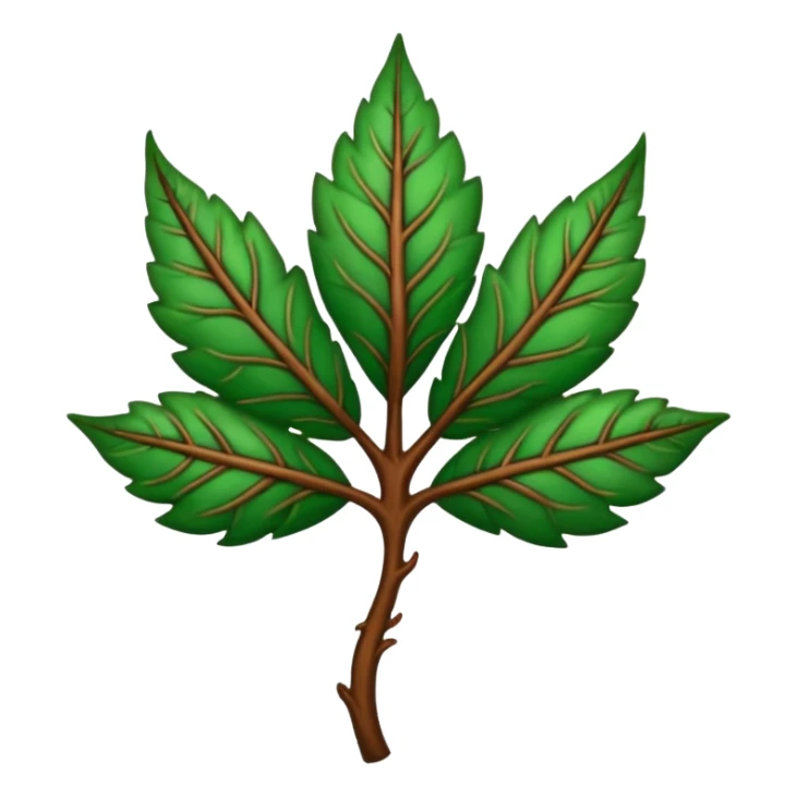 Wiz 101 casting sigil brown and green leaf life school inspired  sticker