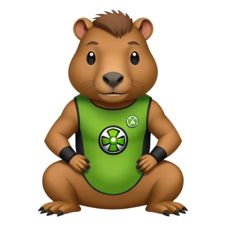 capybara as ben 10 sticker