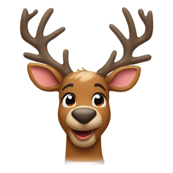 Rudolph the red-nosed reindeer sticker